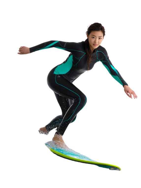 Chinese Female Surfer Vinyl Car Decal Sticker – Waterproof & UV-Resistant 8.213333333333333"