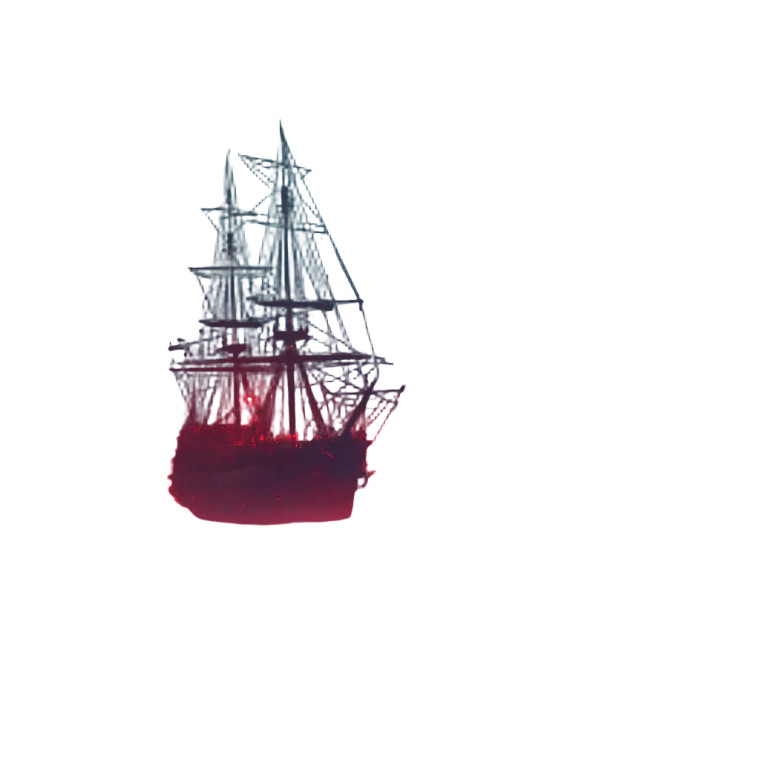 Creepy Vampire Ship Vinyl Car Decal Sticker – Waterproof & UV-Resistant 3.4133333333333336"