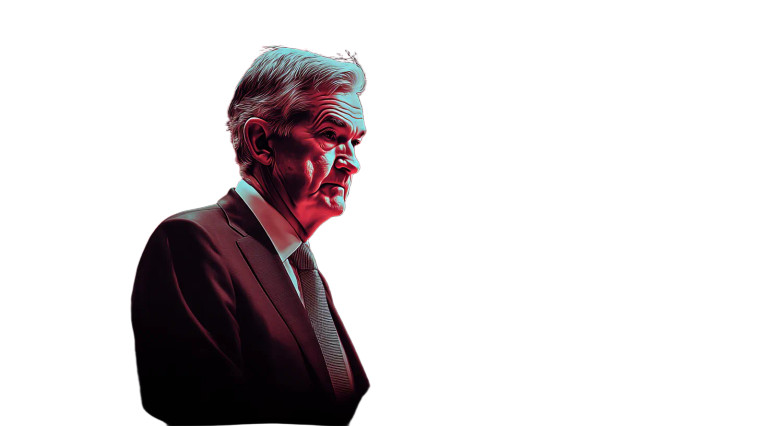 Jerome Powell Spotlight Vinyl Car Decal Sticker – Waterproof & UV-Resistant 2.72"