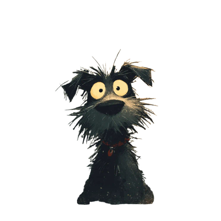 Shy Dog Vinyl Car Decal Sticker – Waterproof & UV-Resistant 3.4133333333333336"