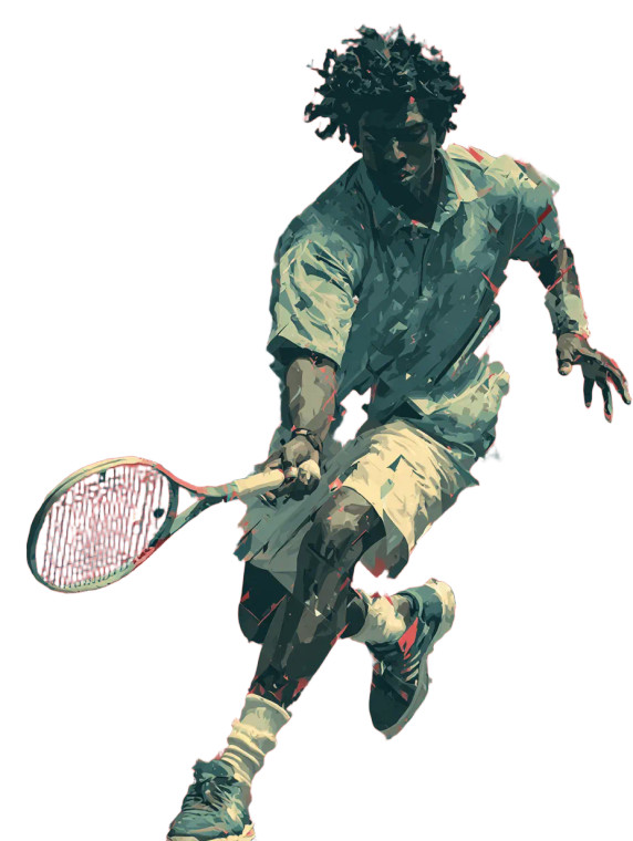 Pickleball Player V3 Vinyl Car Decal Sticker – Waterproof & UV-Resistant 8.213333333333333"