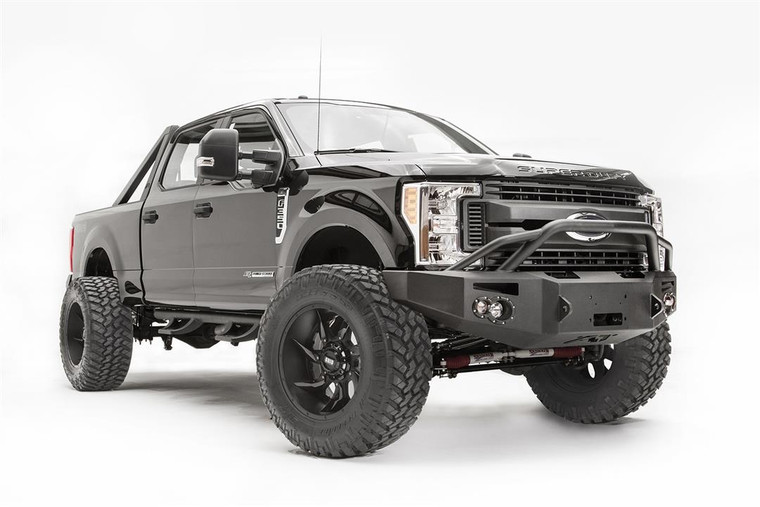 Upgrade Your Ford Super Duty | Road Armor Evolution Series Bumper | Steel Construction, Winch Mount, Light Bar, Shackle & Integrated Light Mounts