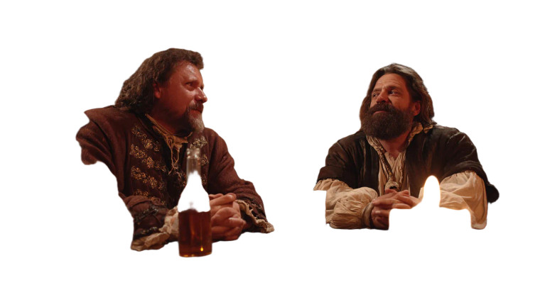 Drunk Medieval Talk Vinyl Car Decal Sticker – Waterproof & UV-Resistant 2.72"