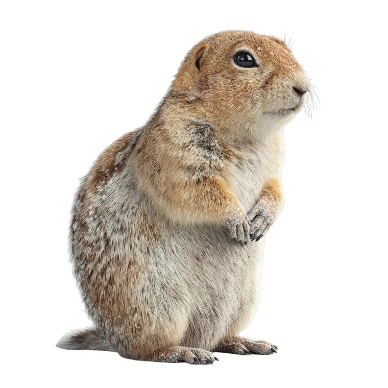 Arctic Ground Squirrel Vinyl Car Decal Sticker – Waterproof & UV-Resistant 3.4133333333333336"