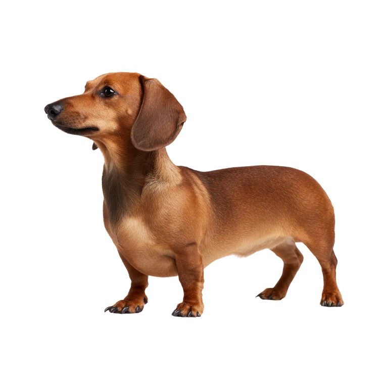 Dachshund Profile Vinyl Car Decal Sticker – Waterproof & UV-Resistant 3.4133333333333336"