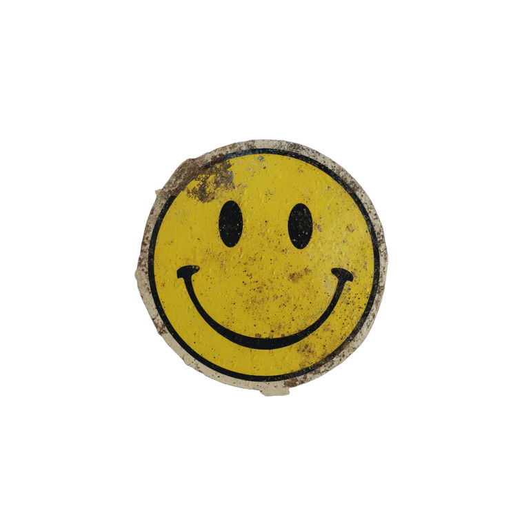 Smiley Sticker Door Vinyl Car Decal Sticker – Waterproof & UV-Resistant 3.4133333333333336"