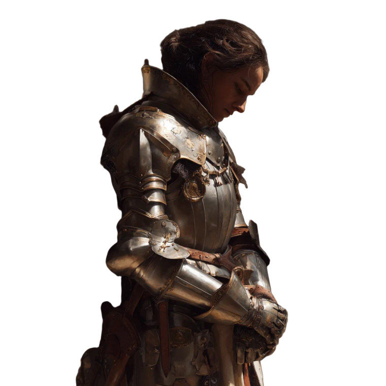 Knight Armor Vinyl Car Decal Sticker – Waterproof & UV-Resistant 3.4133333333333336"