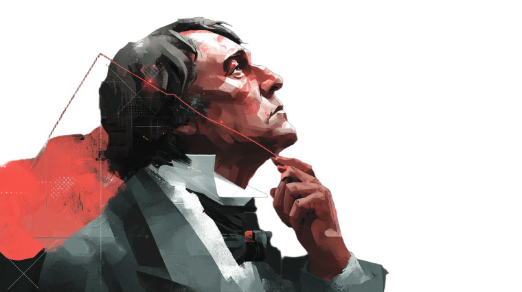 Hegel Contemplating Vinyl Car Decal Sticker – Waterproof & UV-Resistant 5.4