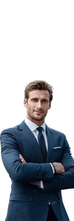 Confident Young Man V50 Vinyl Car Decal Sticker – Waterproof & UV-Resistant 12.693333333333333"