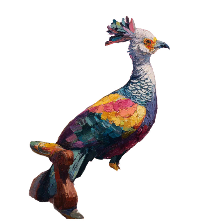 Festive Whimsical Bird Vinyl Car Decal Sticker – Waterproof & UV-Resistant 3.4133333333333336"