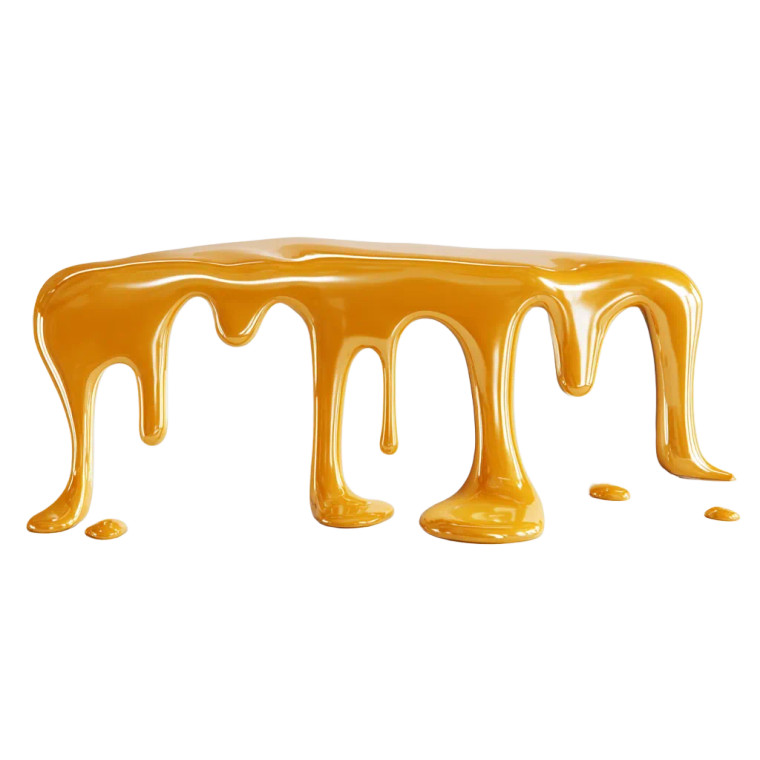 Dripping Honey Vinyl Car Decal Sticker – Waterproof & UV-Resistant 6.826666666666667"