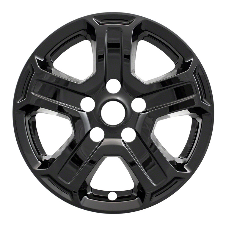 Upgrade Your Jeep: Wrangler JL Wheels with IMPOSTOR Wheel Skins | Gloss Black 5 Spokes | Set of 4