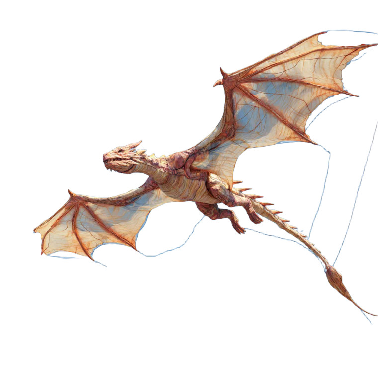 Flying Dragon V18 Vinyl Car Decal Sticker – Waterproof & UV-Resistant 3.4133333333333336"