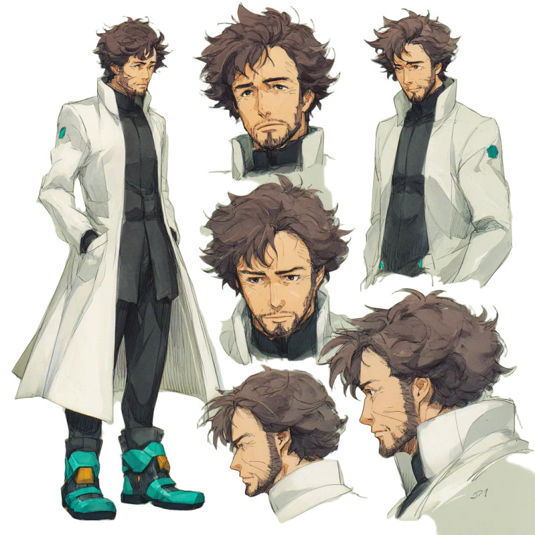 Anime Male Character V16 Vinyl Car Decal Sticker – Waterproof & UV-Resistant 3.4133333333333336"