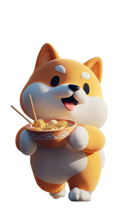 Joyful Shiba Corgi Vinyl Car Decal Sticker – Waterproof & UV-Resistant 9.706666666666667"