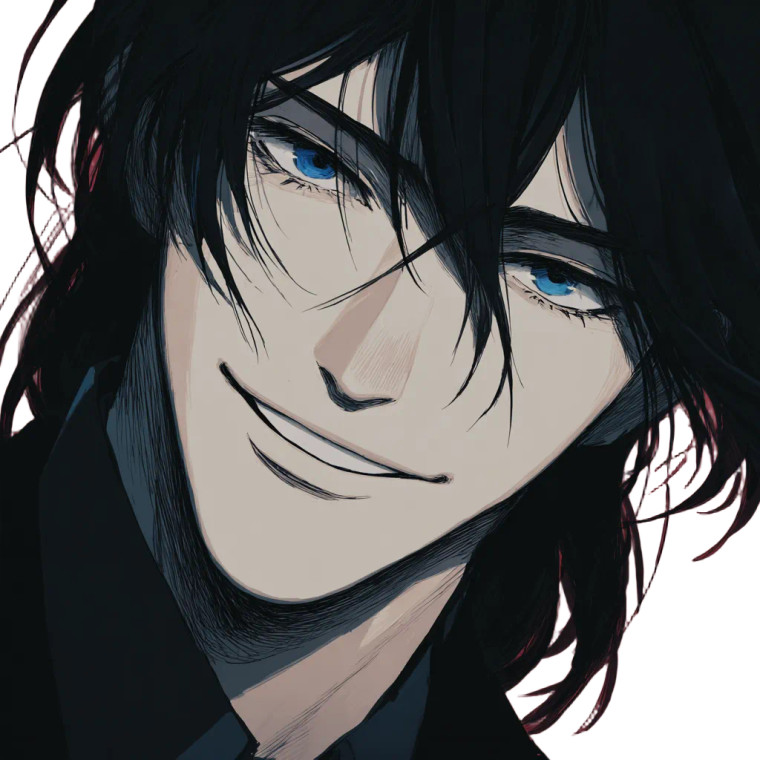 Vampire Anime Male Vinyl Car Decal Sticker – Waterproof & UV-Resistant 3.4133333333333336"