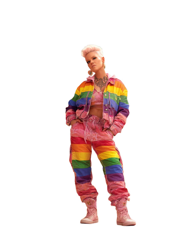 P!Nk In Outfit Vinyl Car Decal Sticker – Waterproof & UV-Resistant 4.0"