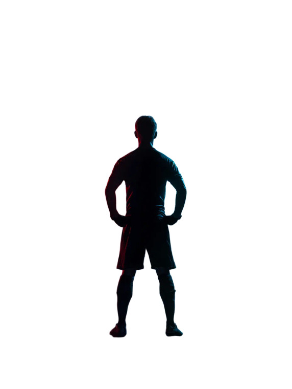Soccer Player Standoff Vinyl Car Decal Sticker – Waterproof & UV-Resistant 8.213333333333333"