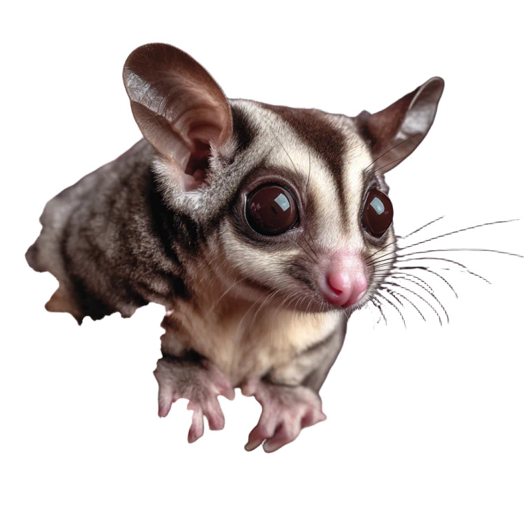 Sugar Glider Vinyl Car Decal Sticker – Waterproof & UV-Resistant 3.4133333333333336"