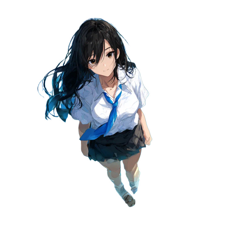 Anime Water Maiden Vinyl Car Decal Sticker – Waterproof & UV-Resistant 6.826666666666667"