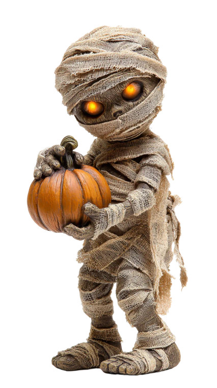 Halloween Mummy Vinyl Car Decal Sticker – Waterproof & UV-Resistant 4.8533333333333335"
