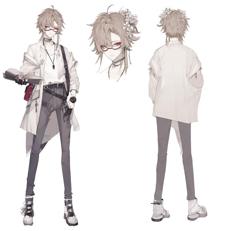 Earthy Scholar Vinyl Car Decal Sticker – Waterproof & UV-Resistant 6.826666666666667"