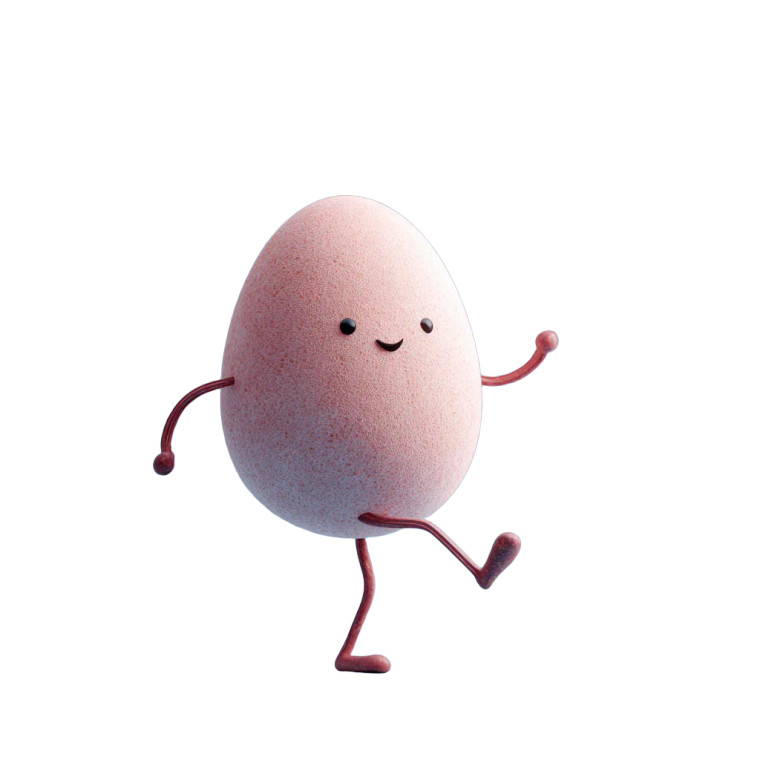 Dancing Easter Egg Vinyl Car Decal Sticker – Waterproof & UV-Resistant 3.4133333333333336"