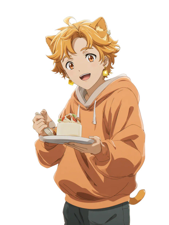 Anime Cat Boy V2 Vinyl Car Decal Sticker – Waterproof & UV-Resistant 4.1066666666666665"