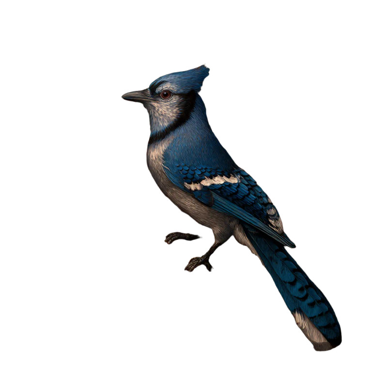 Renaissance Vineyard Jay Vinyl Car Decal Sticker – Waterproof & UV-Resistant 3.4133333333333336"