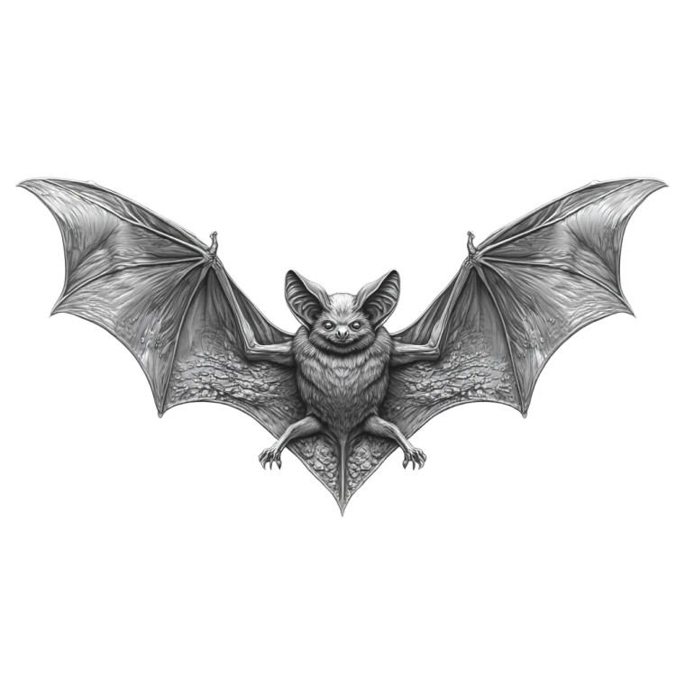 Vampire Bat V2 Vinyl Car Decal Sticker – Waterproof & UV-Resistant 3.4133333333333336"