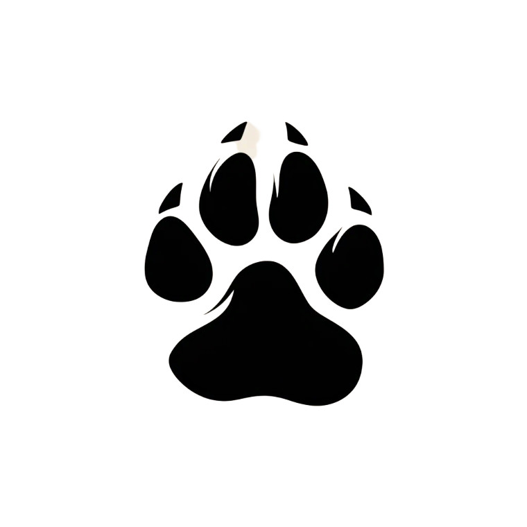 Dog Paw Print V3 Vinyl Car Decal Sticker – Waterproof & UV-Resistant 3.4133333333333336"