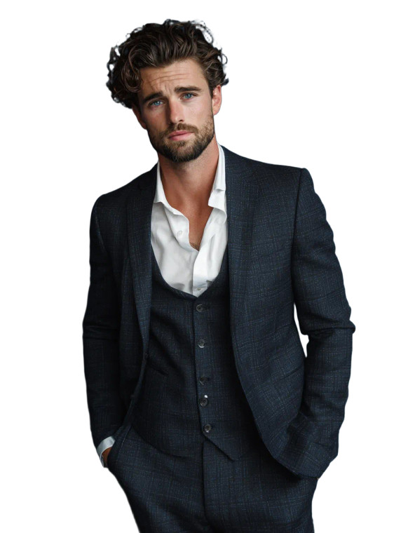 Male Model Suit V3 Vinyl Car Decal Sticker – Waterproof & UV-Resistant 8.213333333333333"