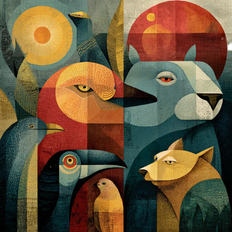 Whimsical Animal Illustration Vinyl Car Decal Sticker – Waterproof & UV-Resistant 3.4133333333333336" Whimsical Animal Illustration Vinyl Car Decal Sticker – Waterproof & UV-Resistant 3.4133333333333336"