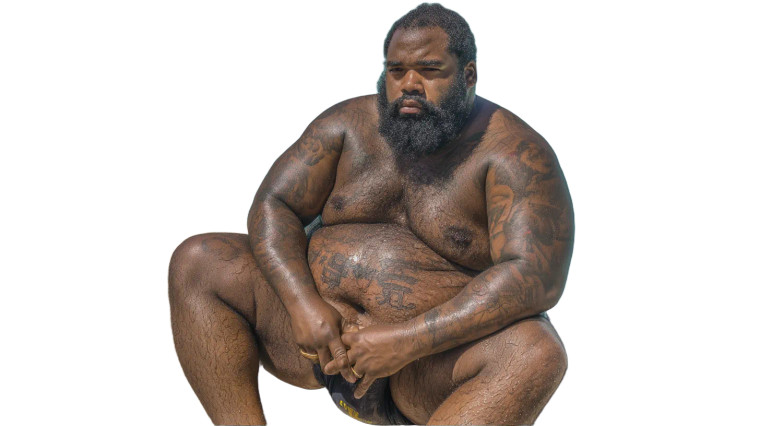 Chubby Sumo Wrestler V4 Vinyl Car Decal Sticker – Waterproof & UV-Resistant 5.4
