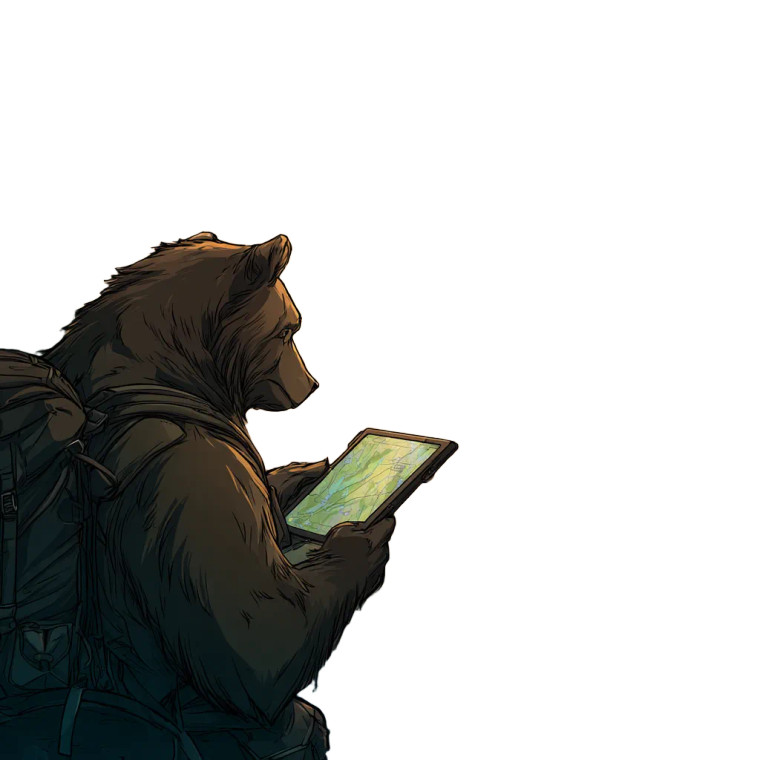 Tech-Savvy Bear V2 Vinyl Car Decal Sticker – Waterproof & UV-Resistant 3.4133333333333336"