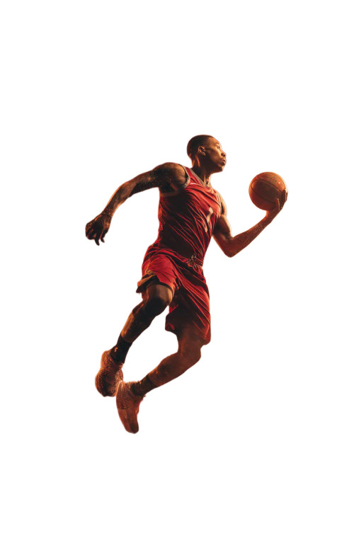 Basketball Player Jumping V2 Vinyl Car Decal Sticker – Waterproof & UV-Resistant 4.4