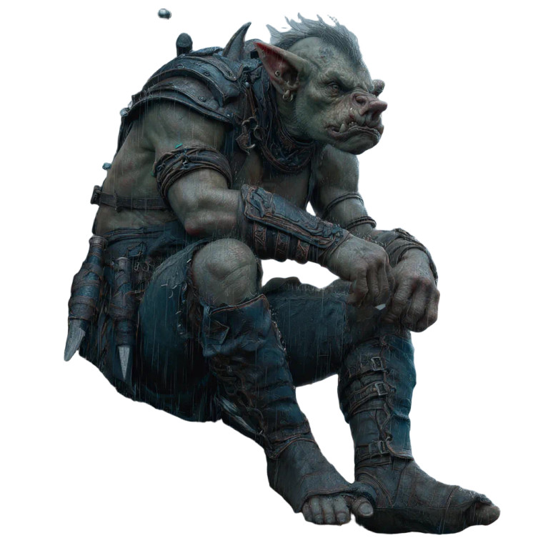 Orc Scout Vinyl Car Decal Sticker – Waterproof & UV-Resistant 3.4133333333333336"