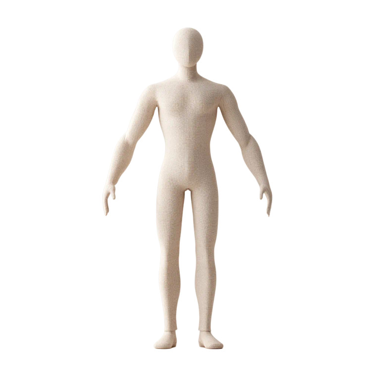 Clay Humanoid Figure Vinyl Car Decal Sticker – Waterproof & UV-Resistant 6.826666666666667"