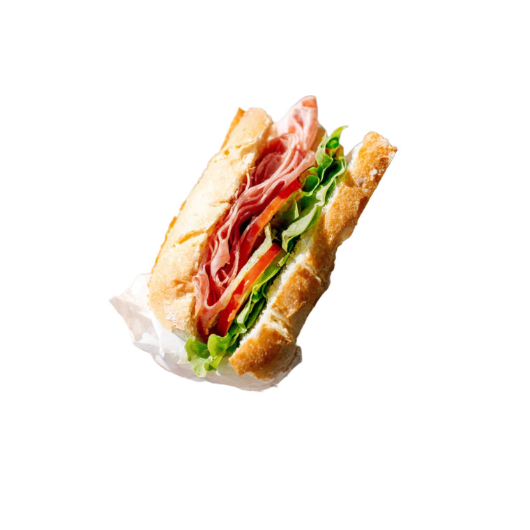 Deli Sandwich Hand Vinyl Car Decal Sticker – Waterproof & UV-Resistant 3.4133333333333336"
