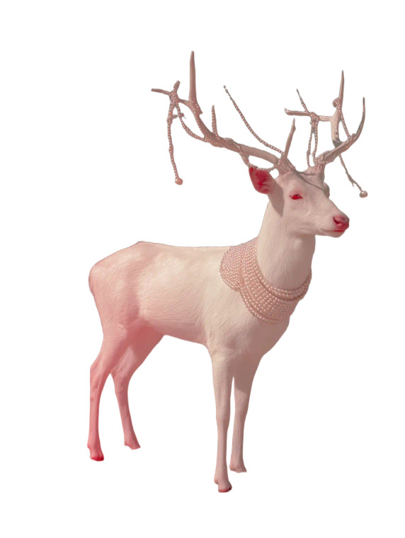 Pale Pearl Deer Vinyl Car Decal Sticker – Waterproof & UV-Resistant 8.213333333333333" Pale Pearl Deer Vinyl Car Decal Sticker – Waterproof & UV-Resistant 8.213333333333333"