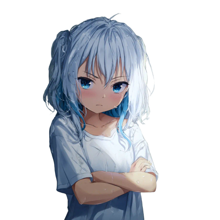 Anime Girl Bathroom Vinyl Car Decal Sticker – Waterproof & UV-Resistant 3.4133333333333336"