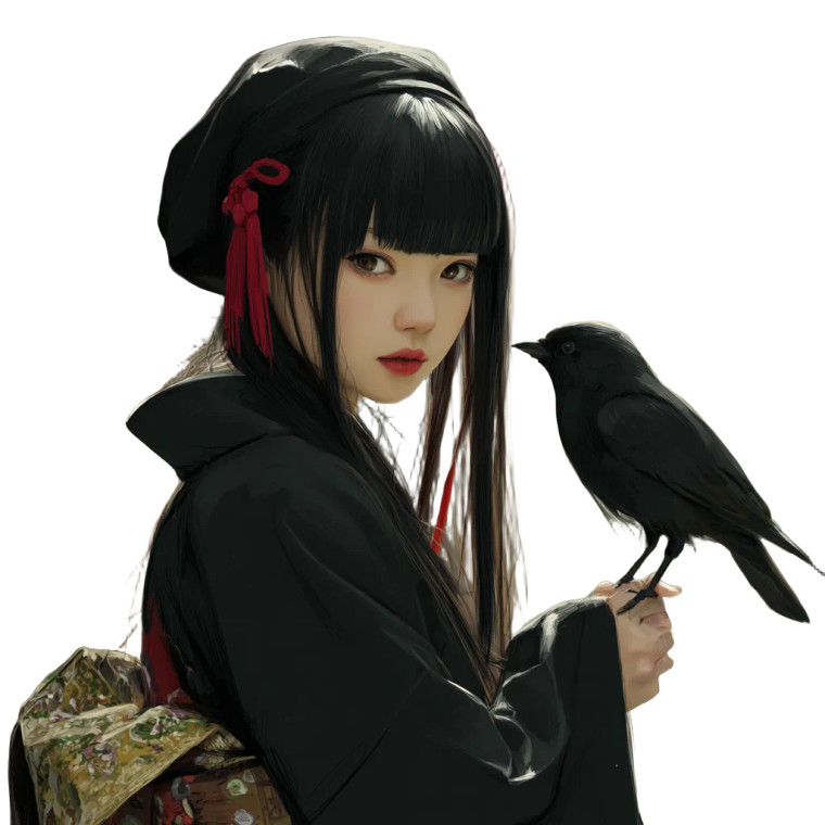 Japanese Woman V18 Vinyl Car Decal Sticker – Waterproof & UV-Resistant 3.4133333333333336"