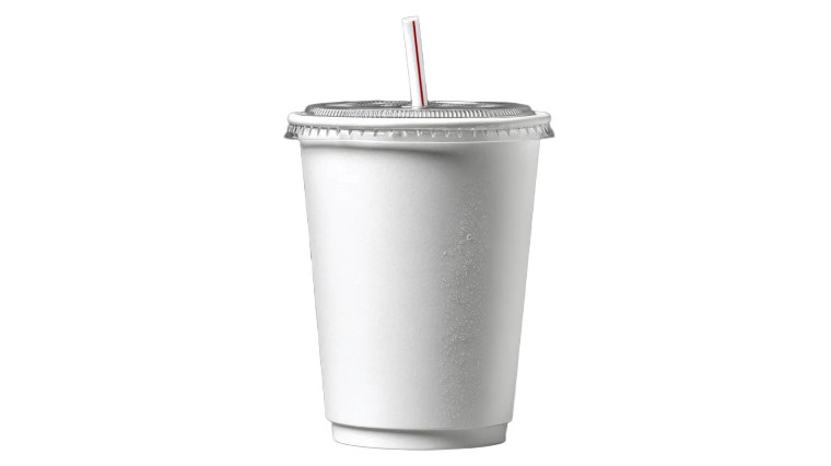 White Paper Cup V4 Vinyl Car Decal Sticker – Waterproof & UV-Resistant 5.4