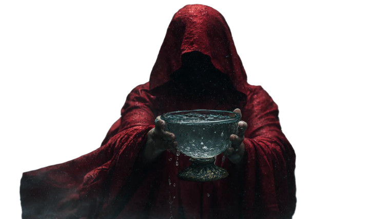 Mystical Hooded Figure V7 Vinyl Car Decal Sticker – Waterproof & UV-Resistant 5.4