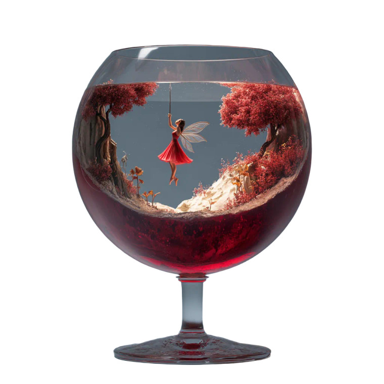 Trapped Fairy Vinyl Car Decal Sticker – Waterproof & UV-Resistant 6.826666666666667"