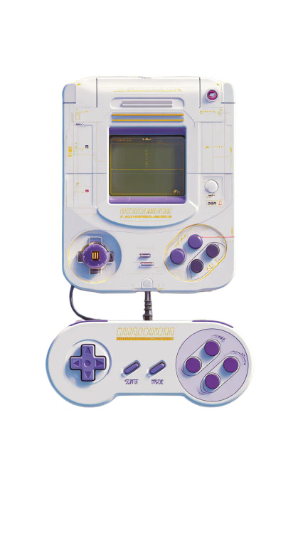 Futuristic Game Console V2 Vinyl Car Decal Sticker – Waterproof & UV-Resistant 9.706666666666667"