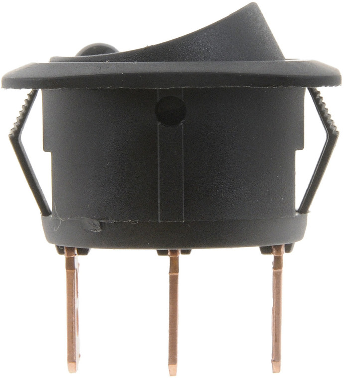 Dorman Multi Purpose Switch 84881 Conduct-Tite; 12 Volt; 25 Amp Max; Rocker; Round; Illuminated; Black With Blue LED; Without Safety Cover