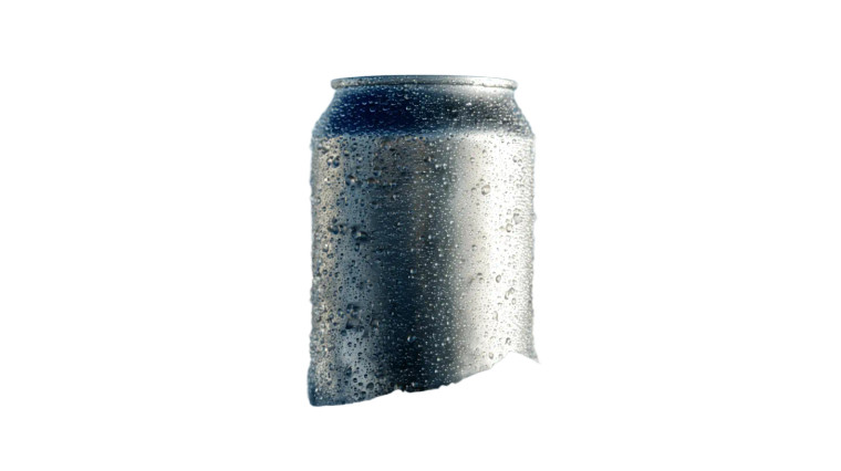 Giant Metallic Soda Can Vinyl Car Decal Sticker – Waterproof & UV-Resistant 5.4