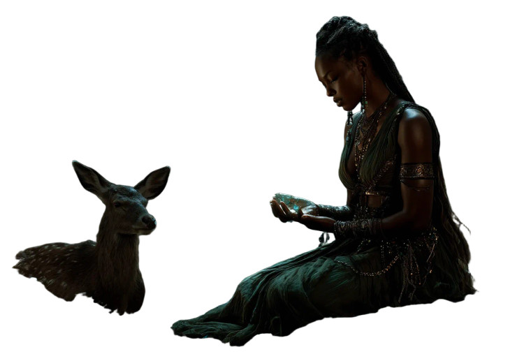 Druid'S Forest Ritual Vinyl Car Decal Sticker – Waterproof & UV-Resistant 5.97333333333333