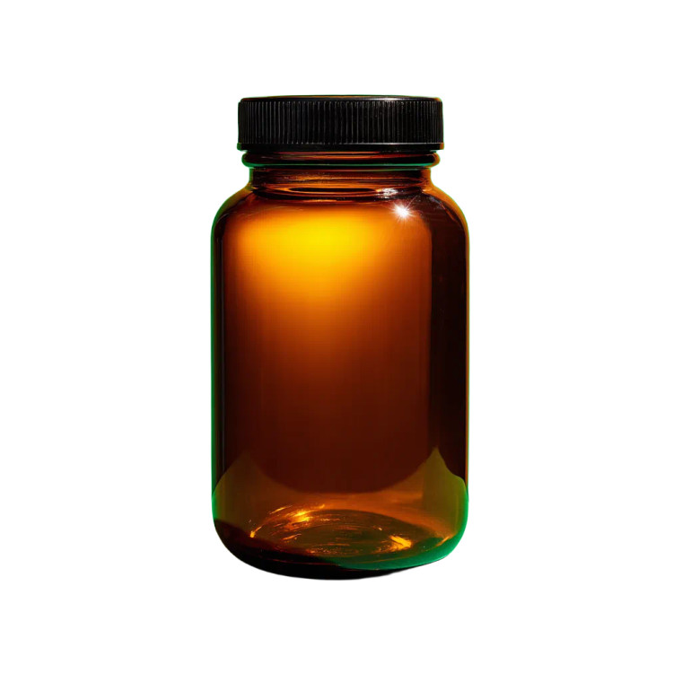 Amber Supplement Bottle V2 Vinyl Car Decal Sticker – Waterproof & UV-Resistant 3.4133333333333336"